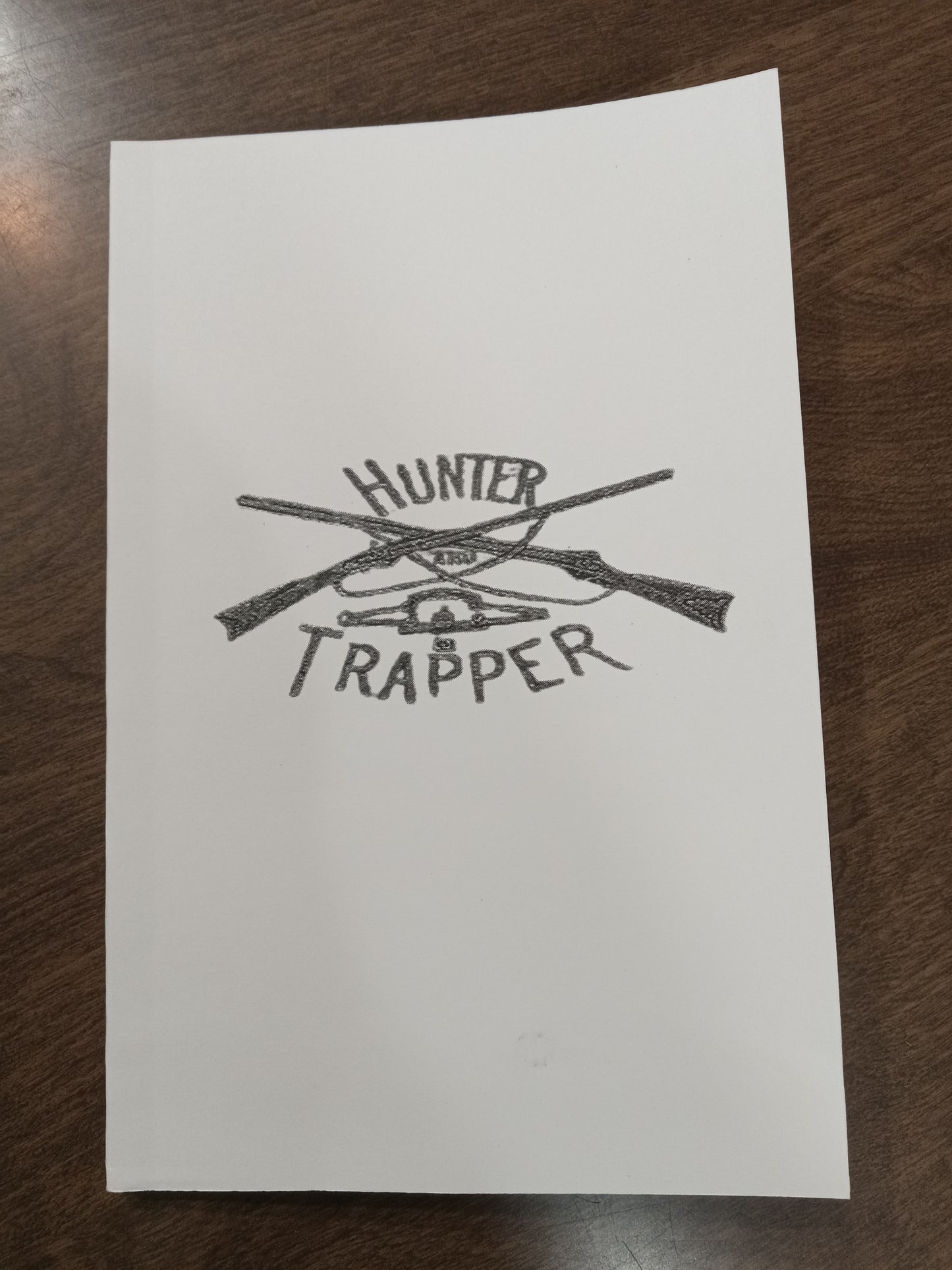 HUNTER AND TRAPPER BY HALSEY THRASHER AN EXPERIENCED HUNTER 1868
